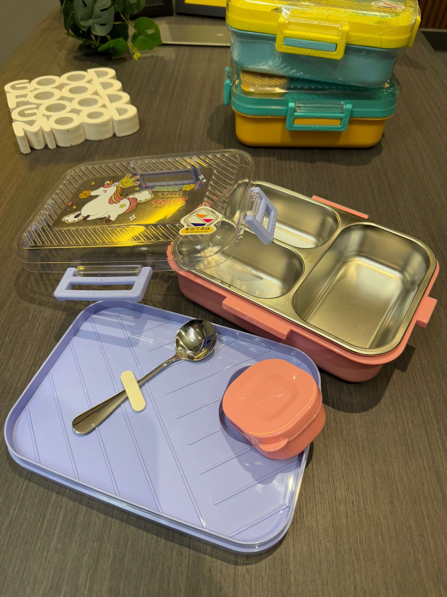 Cartoon Print Lunch Box