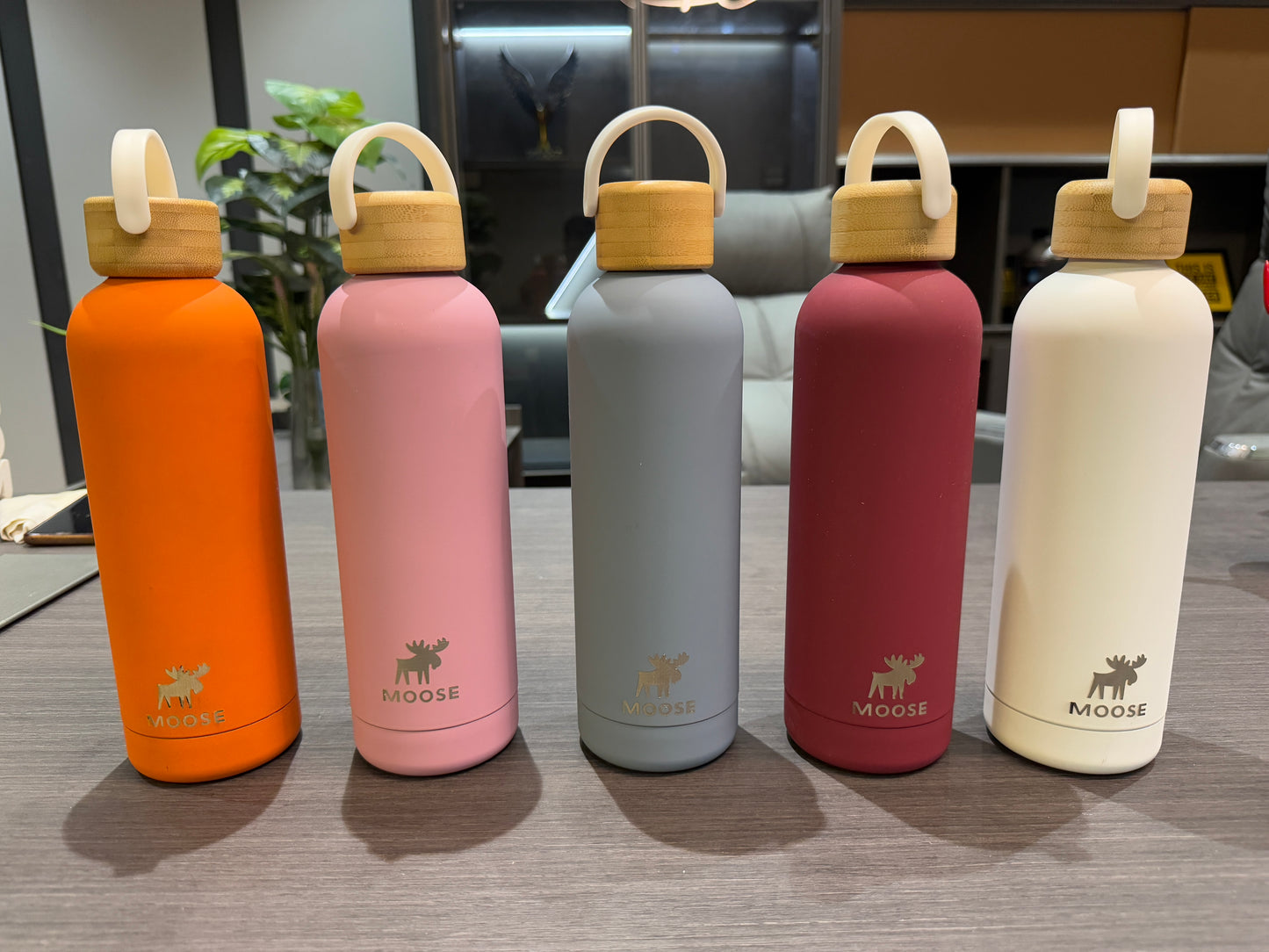 Bamboo Cap Thermo Bottle