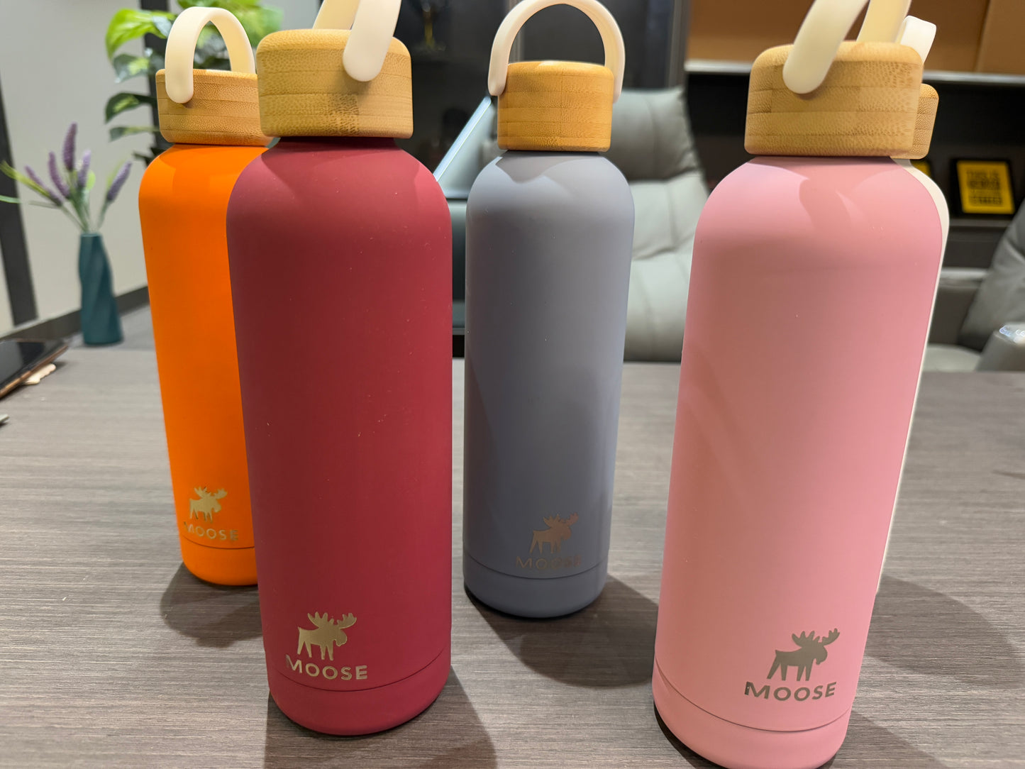 Bamboo Cap Thermo Bottle